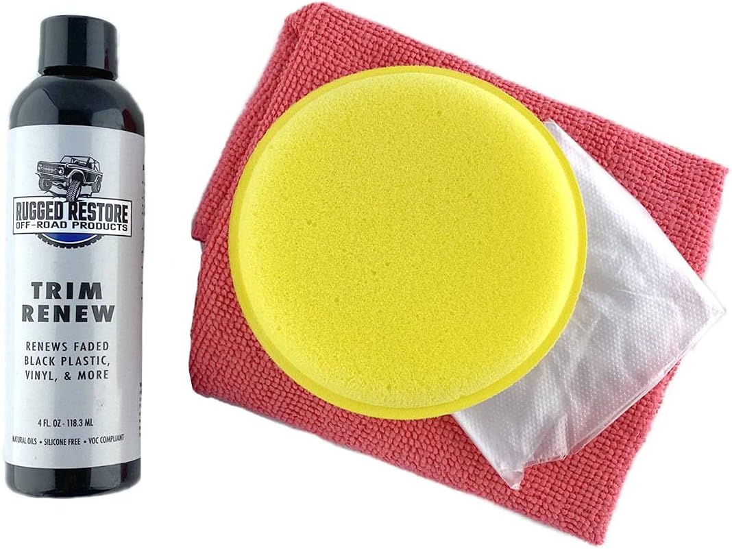 Rugged Restore Trim Renew Black Plastic Restorer Fix