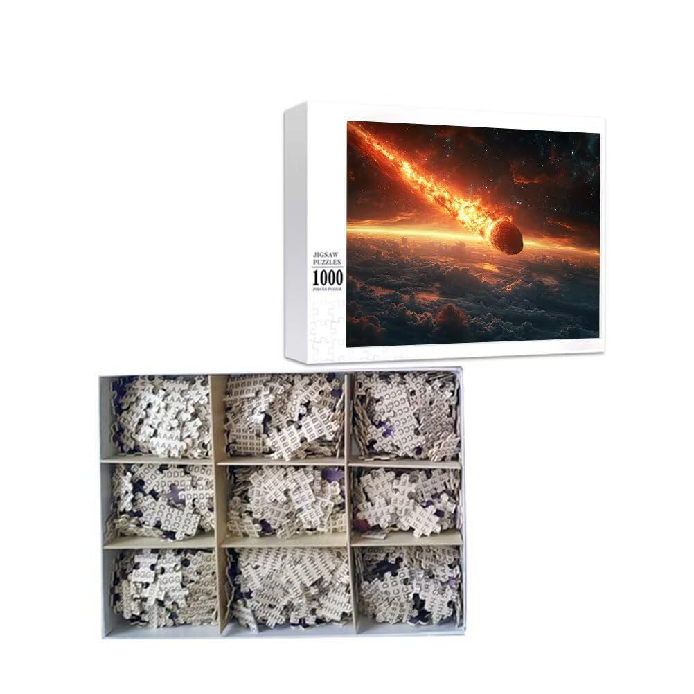 Puzzle Spazio Puzzle 1500 Pezzi, Difficili Impossible Puzzle Pianeta Puzzle Grandi Dimensioni per Adulti 87 x 57 cm Bambini 3 4 5 6 7 8 Anni Bambino, Bambina, Maschio Rilassamento e Intelligence B-6