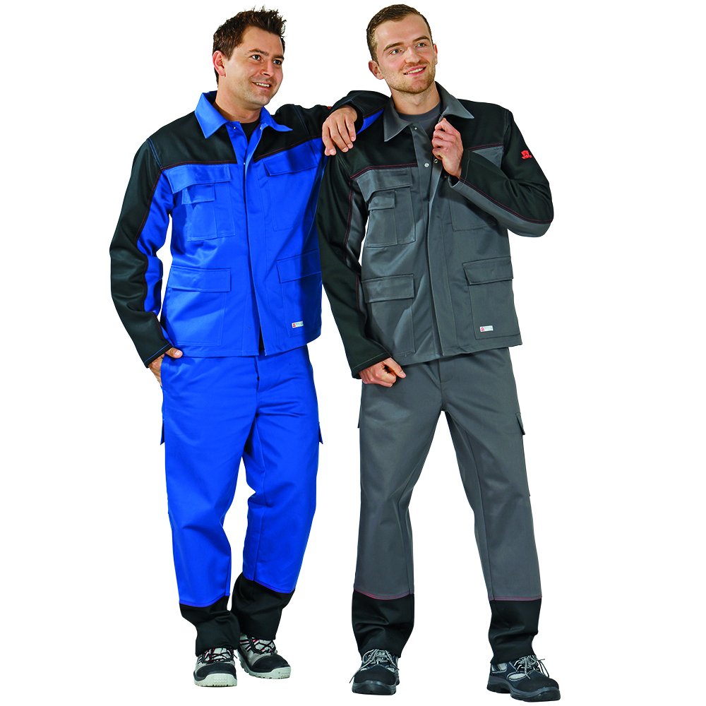 Planam 5511050 Weld Shield Jacke, Kornblau/Schwarz, Größe 50