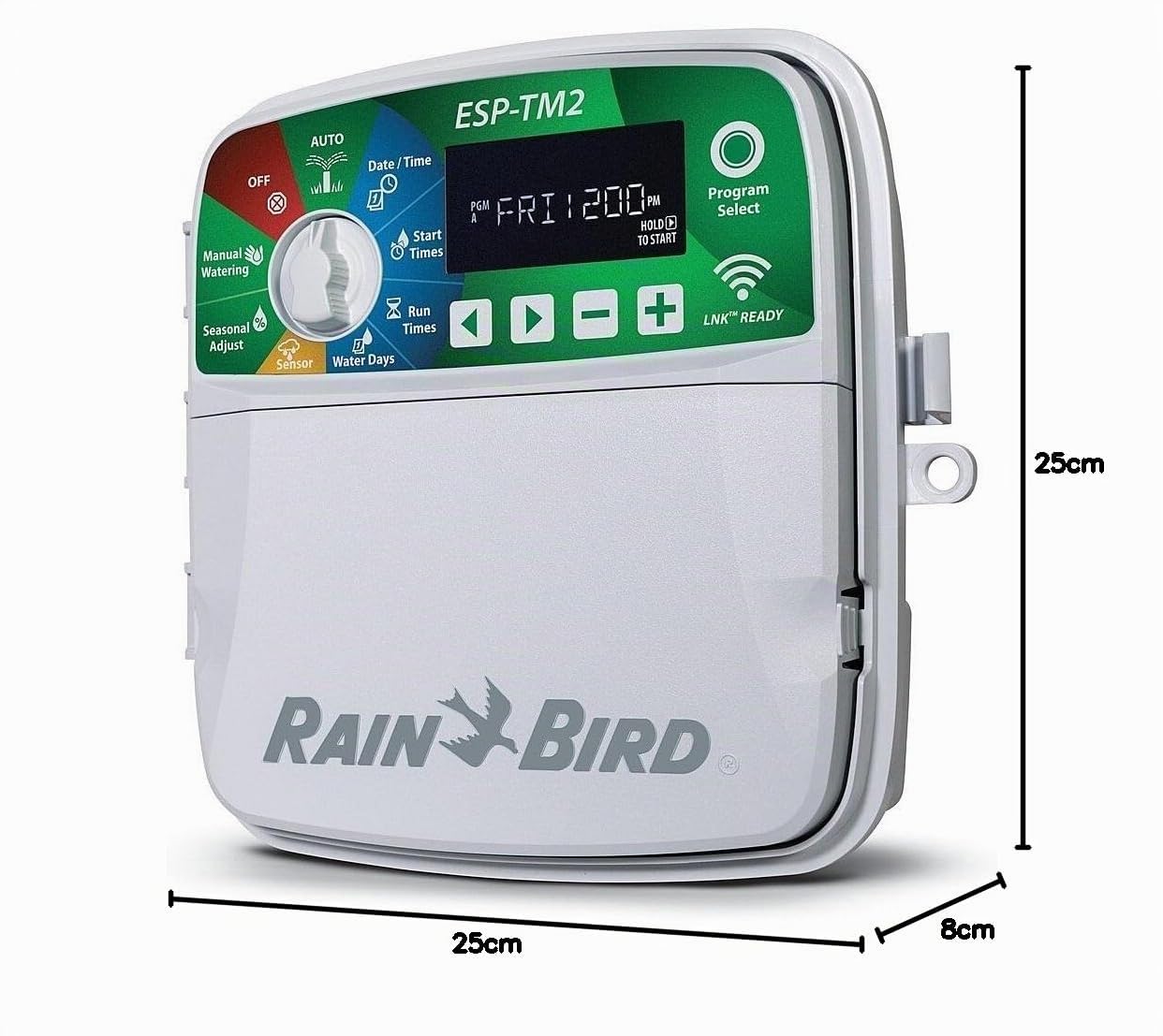 Rain Bird ESP-TM2 - Controlador de riego de 4 estaciones, color negro