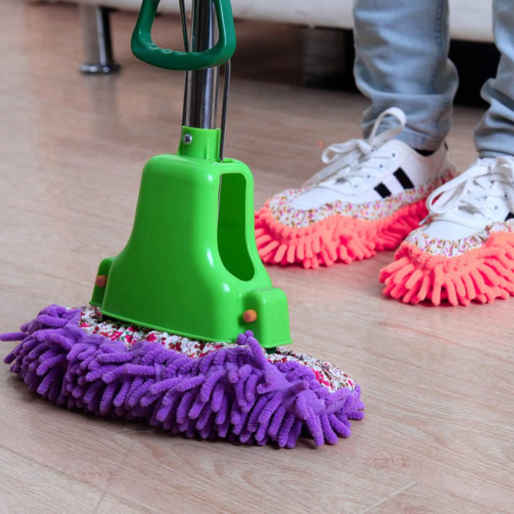 Lazy zestaw 3 pokrowców na buty do czyszczenia, Lazy Mop, kapcie 3, Lazy Cleaning ochraniacze na buty, zdejmowane pokrowce na mopy, do prac domowych