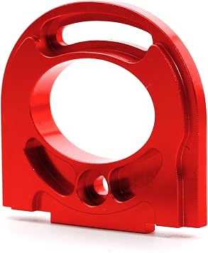 Metal Motor Mount,Aluminum Adjustable Mounting Bracket for Tamiya TT02 1/10 RC Car Red