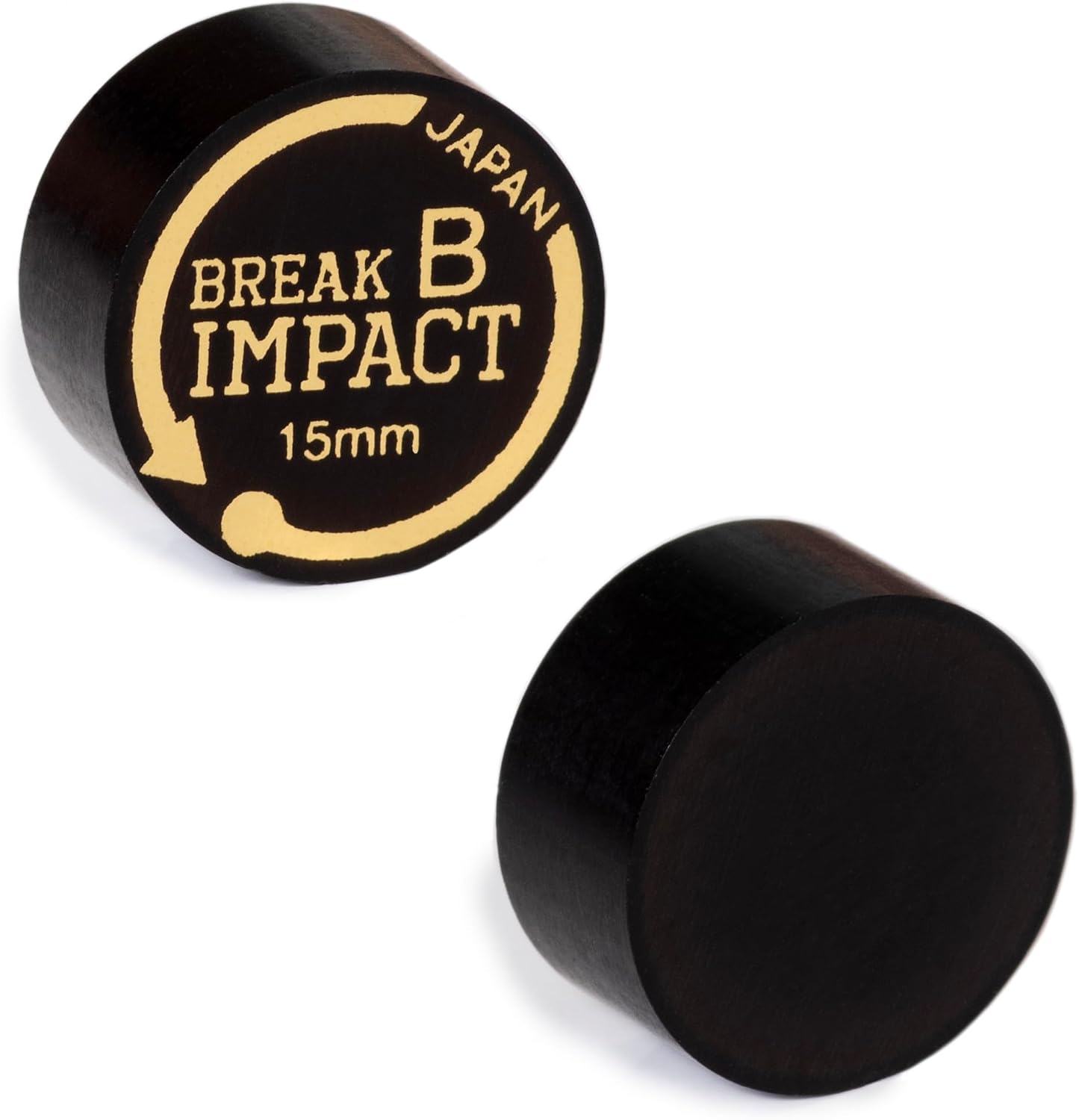 Navigator Break Impact Pool Cue Tip – 15 mm Hybrid Phenolic Ultra-Hard Premium Break & Jump Billiard Pool Cue Tip – Made in Japan