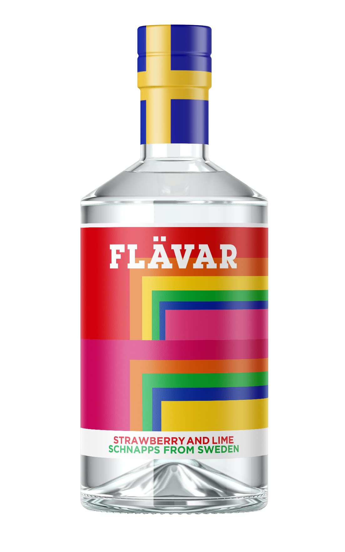 FLÄVAR Strawberry & Lime Vodka Schnapps, 70cl, 21% ABV.