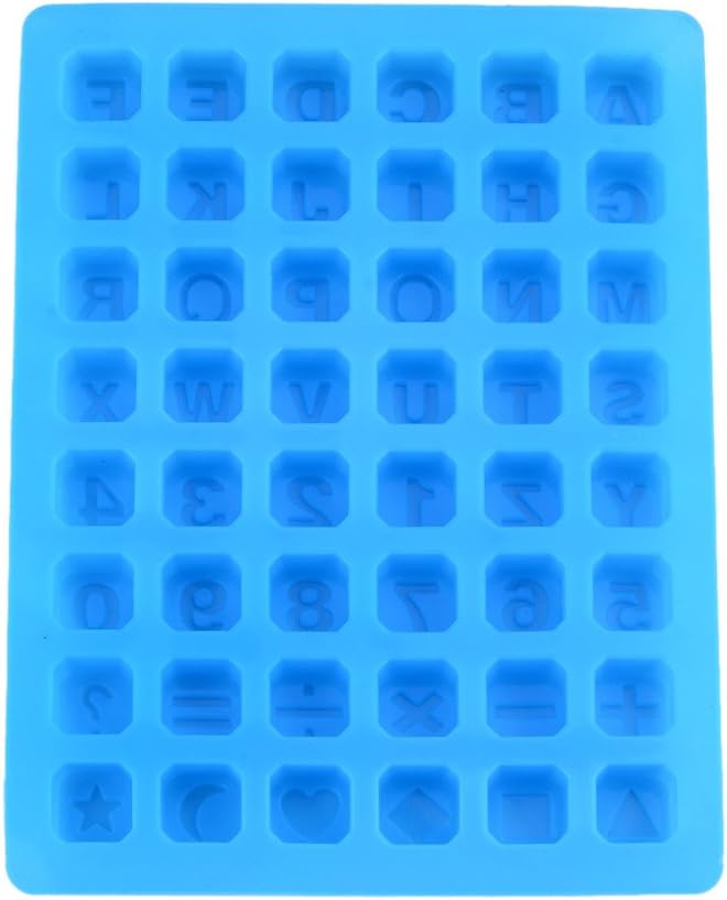 10YEAR Silicone Letters Number Dessert Mold Model Cake Chocolate Mould Kitchen Tool - Blue