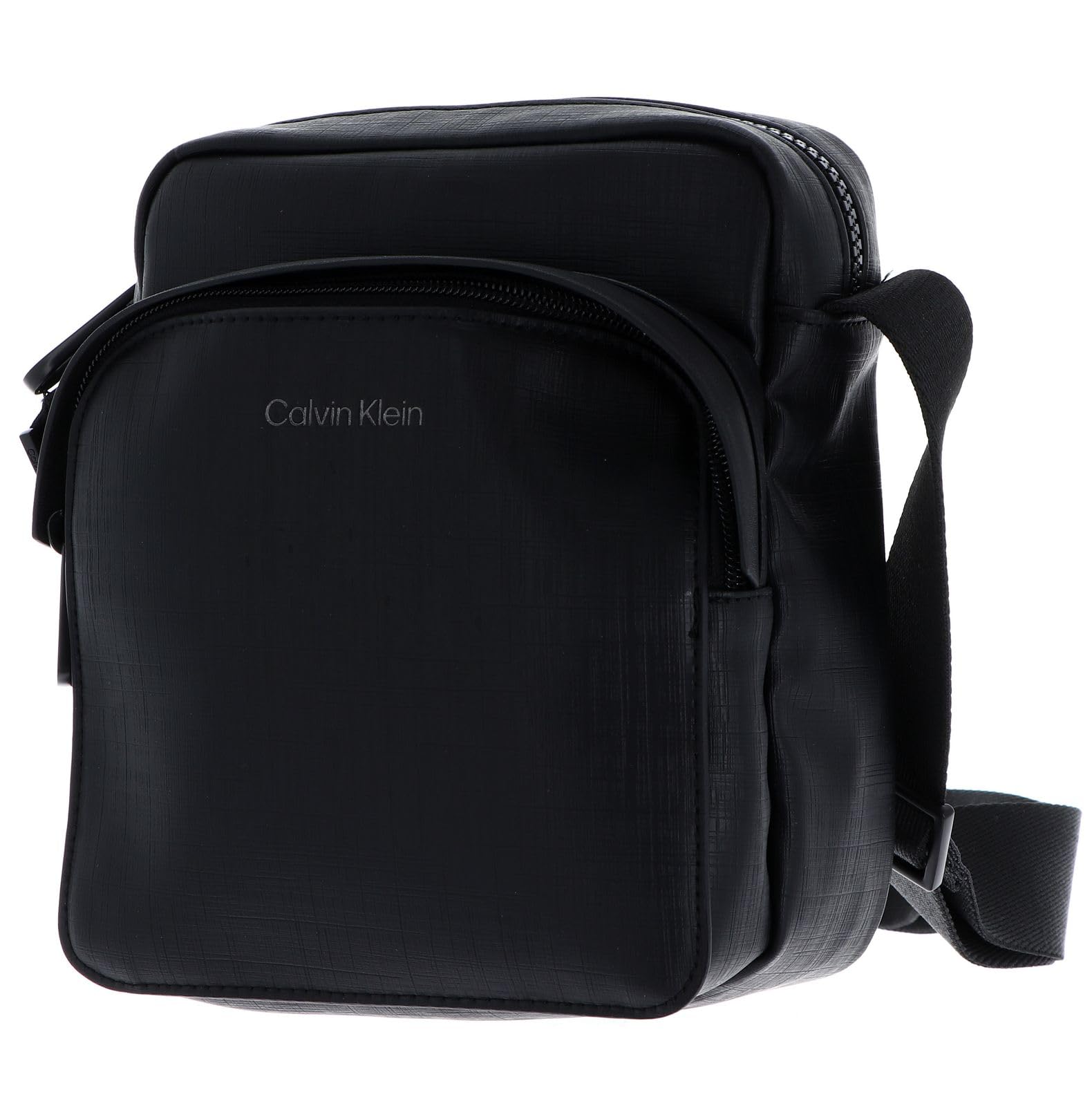 Calvin Klein bolso bandolera CK Must Reporter Check CK Black Check negro