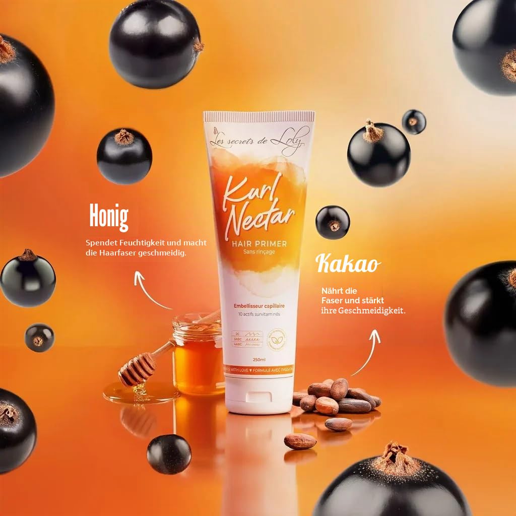 Les Secrets de Loly – Locken Starter Set – Perfect Match + Pink Paradise + Kurl Nectar + Boost Curl – Komplette Routine – Welliges bis lockiges Haar – 4 x 250 ml