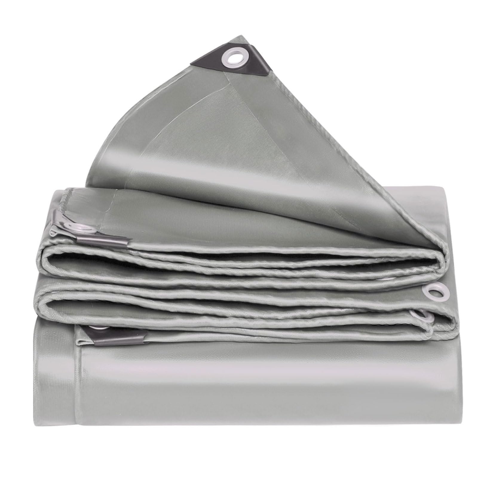 yurstcggh Tarpaulin Sheet 2×6m Grey Shed Roof Covering,Large tarpaulin waterproof heavy duty,Waterproof Cover Tarp Ground Sheet,for Garden,Gazebo,Camping,Furniture,Shed