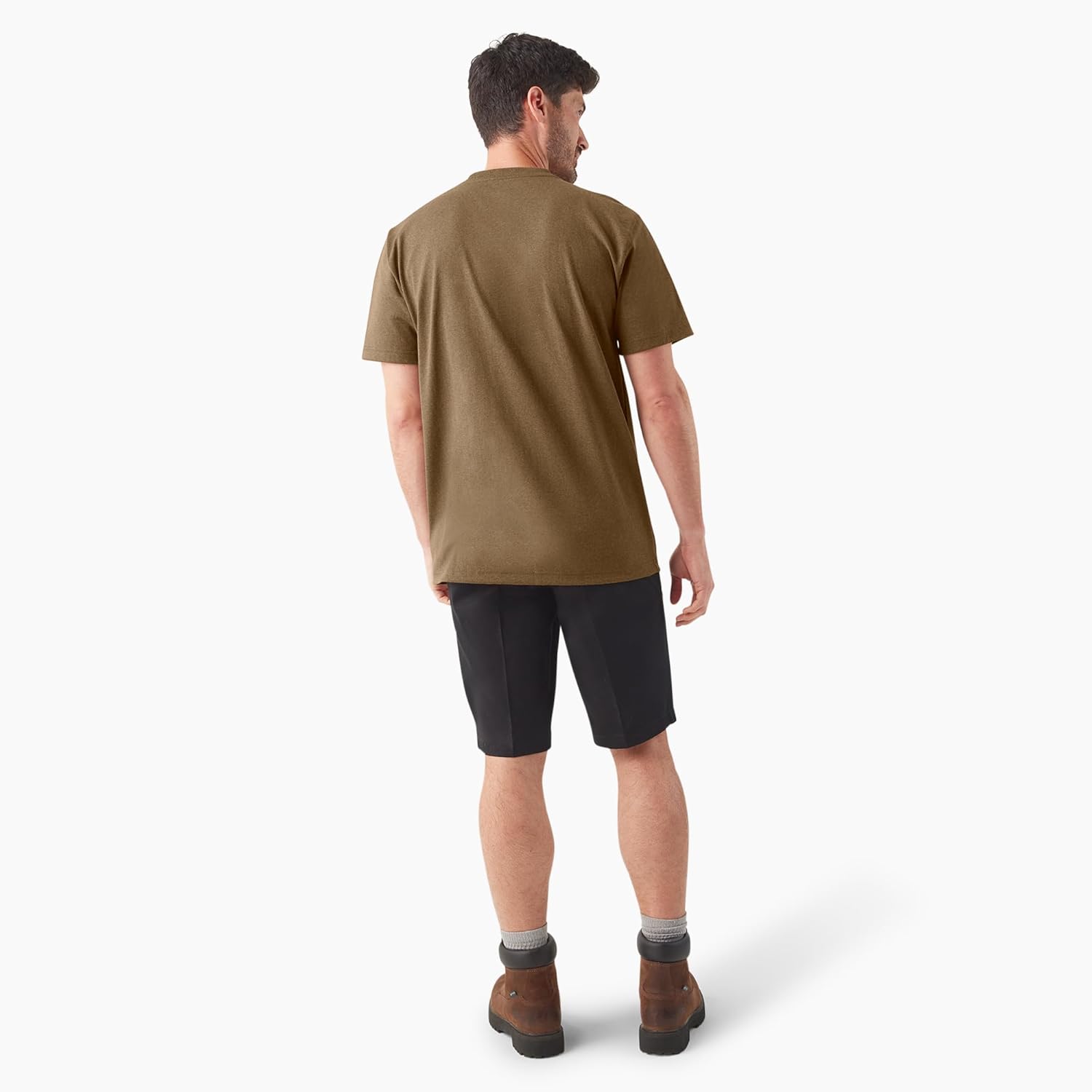 Dickies Men's Heavyweight Heathered Short Sleeve Pocket T-Shirt - Image 5