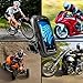 USA Gear Waterproof Motorcycle Phone Mount - Handlebar GPS Bike Phone Holder with 360 Degree Viewing - Compatible with Garmin Drive, DriveSmart, Zumo, Tomtom Go Comfort, and More 6.75 Inch GPS