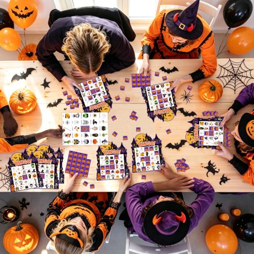 30 Sets Halloween Games, Halloween Bingo Game Cards Party Favors for Family - image 6
