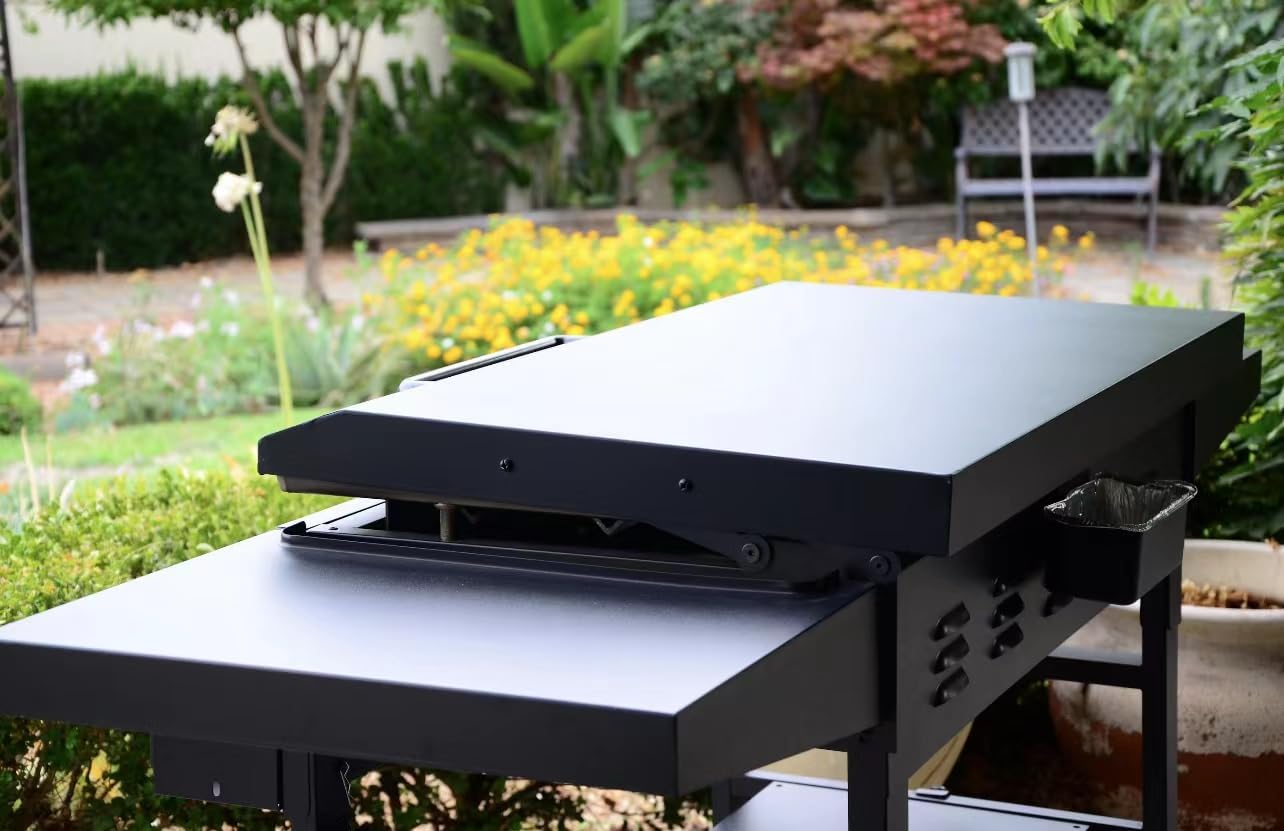 Blackstone 36 inch Griddle Lid - Push-Pull Griddle Cover, Hard Cover, Flat top Grill Cover, Griddle Accessories, Black (36 inch)
