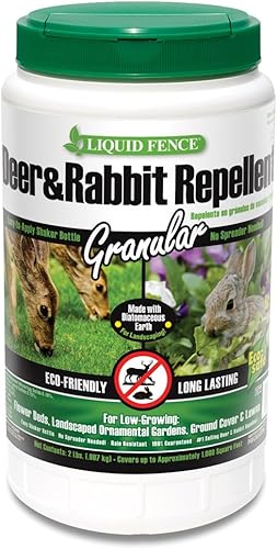 Liquid Fence - Repelente de conejos y ciervos.