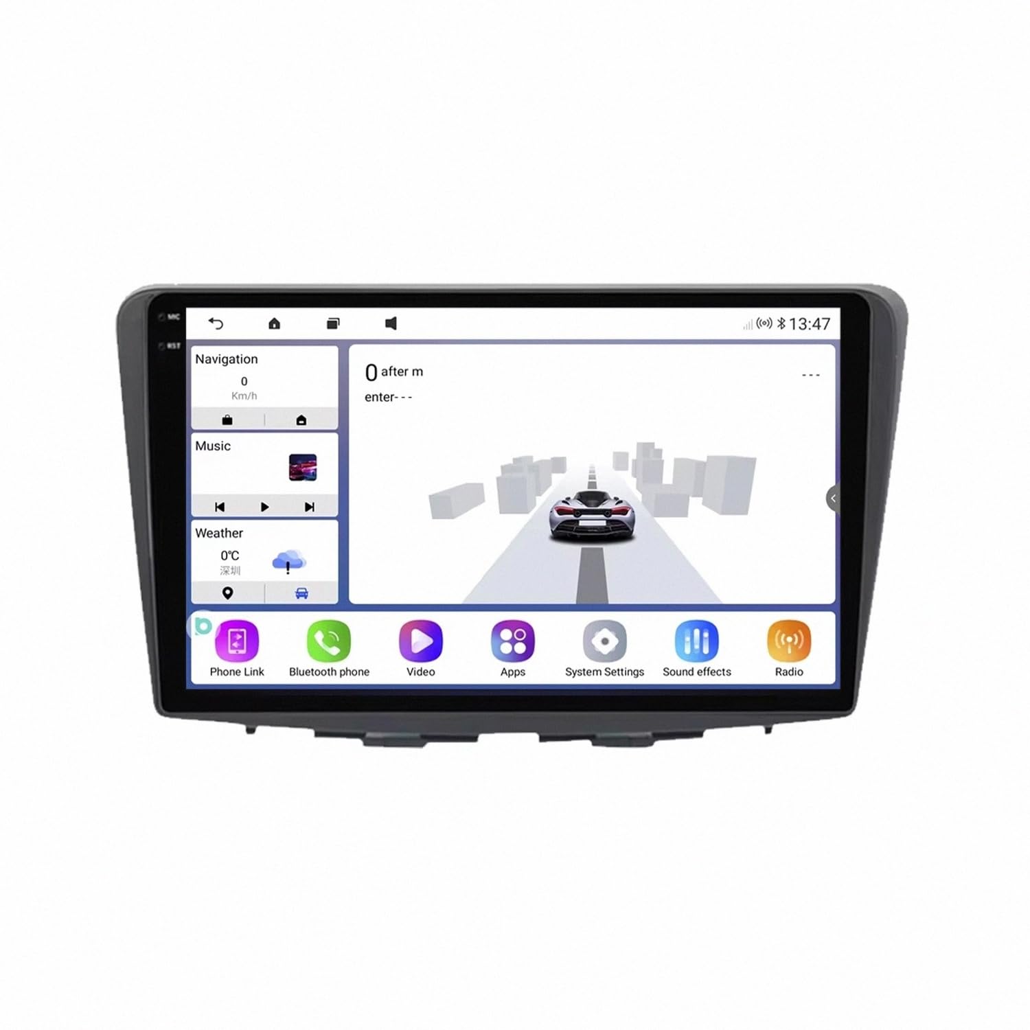 Car Stereo Carplay Radio de Coche para Suzuki Baleno 2015-2021 Soporta Bluetooth, Control Volante, USB, WiFi, 4G, Mirror-Link, GPS Navegador/Radio FM, 4 Nuclear 2G+32G