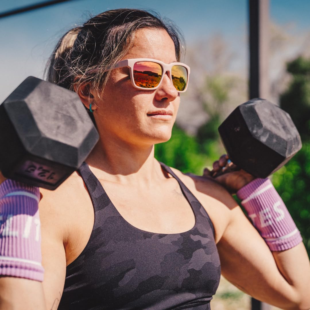 Velites Gafas de Sol Deportivas para Entrenamiento al Aire Libre, UV400 | Diseñadas para entrenamientos de alta intensidad al aire libre, protección UV400, moldura TR90, no polarizadas
