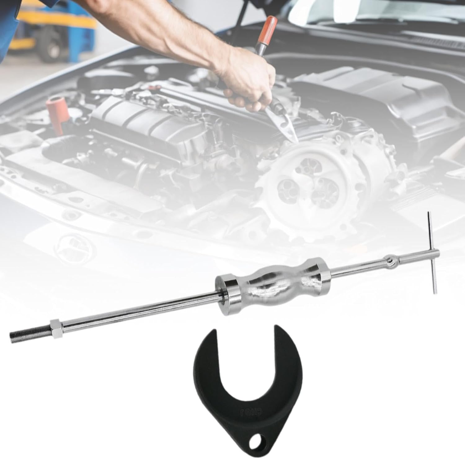 CV Joint Fork Adapter Tool Set for Front Wheel Drive Axle Pulling