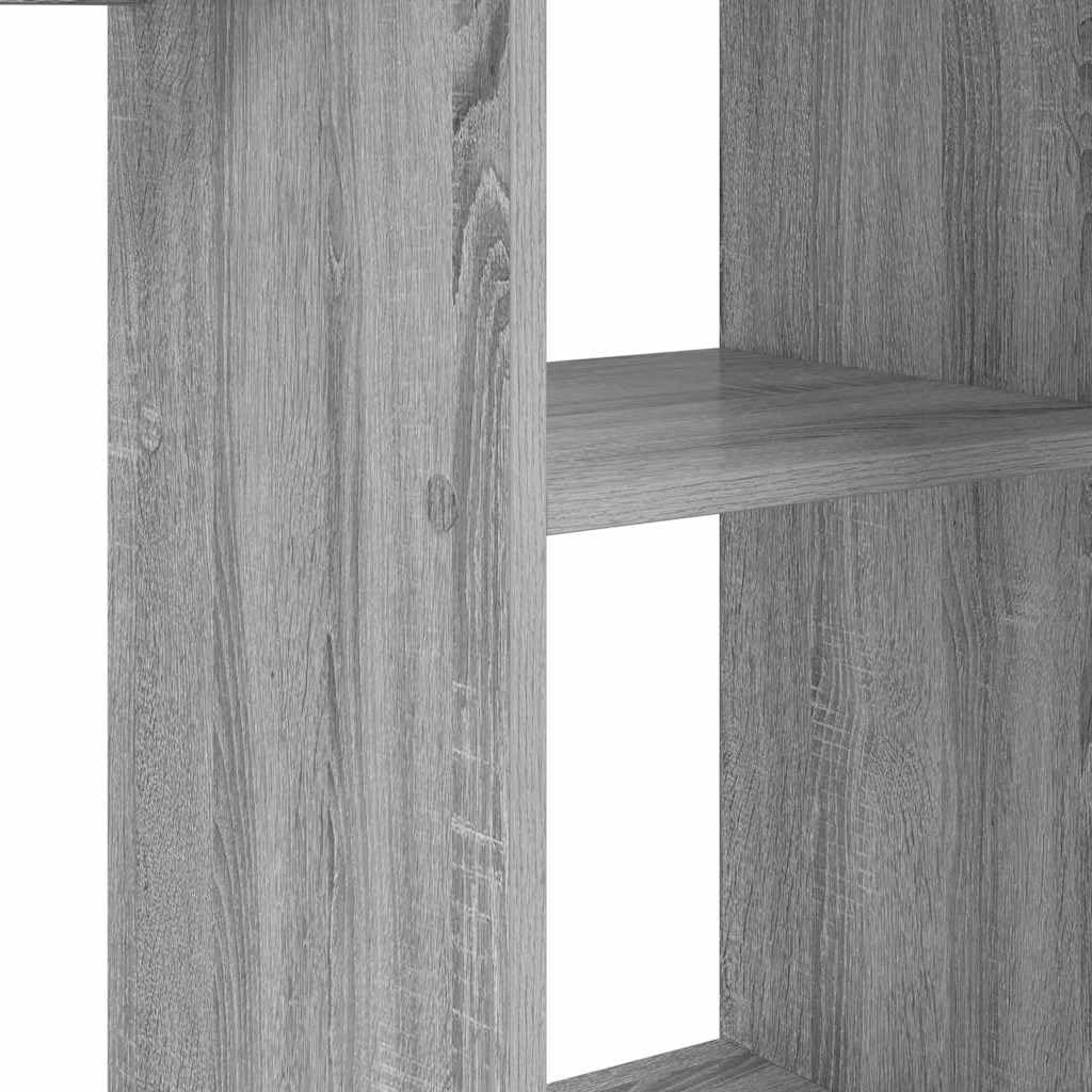 Escritorio esquinero con mesa esquinera 142 x 102 x 73 cm de madera gris escritorio con mesa esquinera moderna con amplia superficie de trabajo para oficina en casa