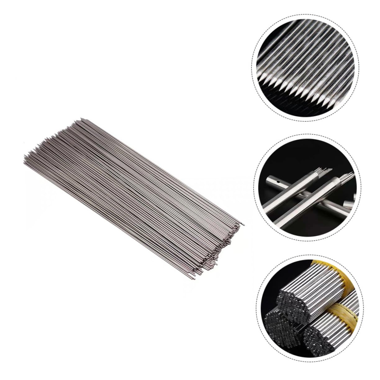 Kisangel 100 Pezzi Spiedini in Acciaio Antiruggine Per Barbecue Picnic Rigidi e Resistenti Design Antiscivolo Per Cottura Uniforme Lunghi Per Grigliare Carne e Verdure