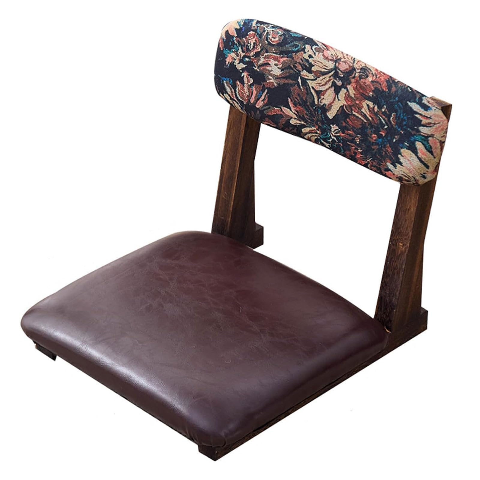 Wansiman Japanese Tatami Floor Chair With Backrest,japanese Style Portable Floor Chair,Japanese Legless Floor Chair,Meditation Chair With Back Support,Resists Deformation,for Lounge,Gaming,Reading