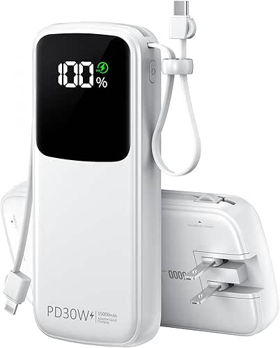 UYAYOHU Portable Charger, Power Bank, 15000mAh Battery Pack Fast Charging