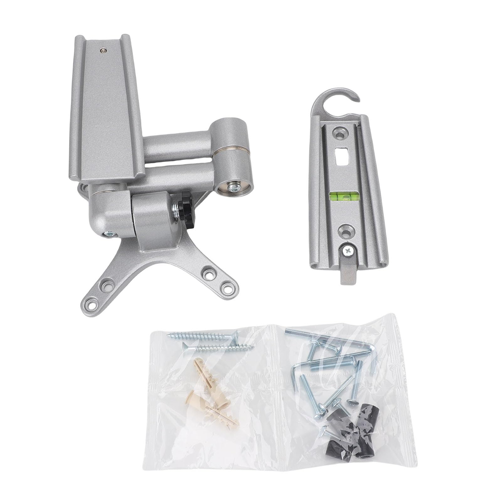 Supporto per braccio per display in lega di alluminio Supporto per monitor a parete regolabile per impieghi gravosi a movimento completo per schermi da 13 a 30 pollici con