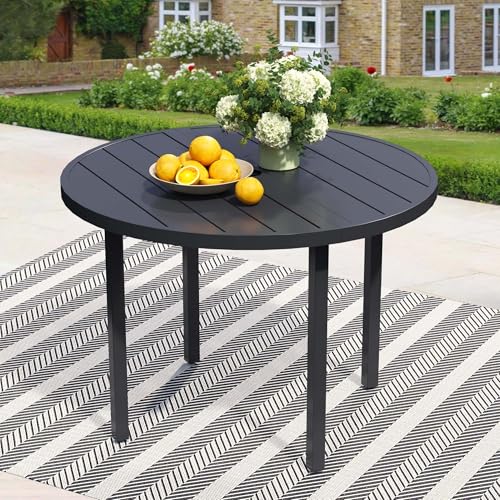 Hanamako 42″ Round Patio Dining Table