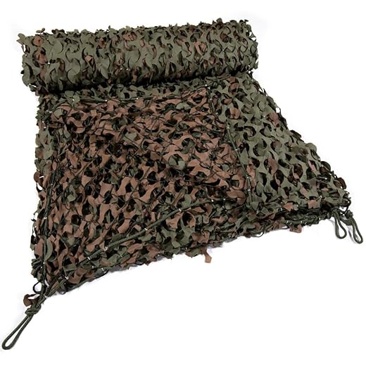 CamoSystems Premium Series Camouflage Military Spec Netting with Mesh Netting Attached