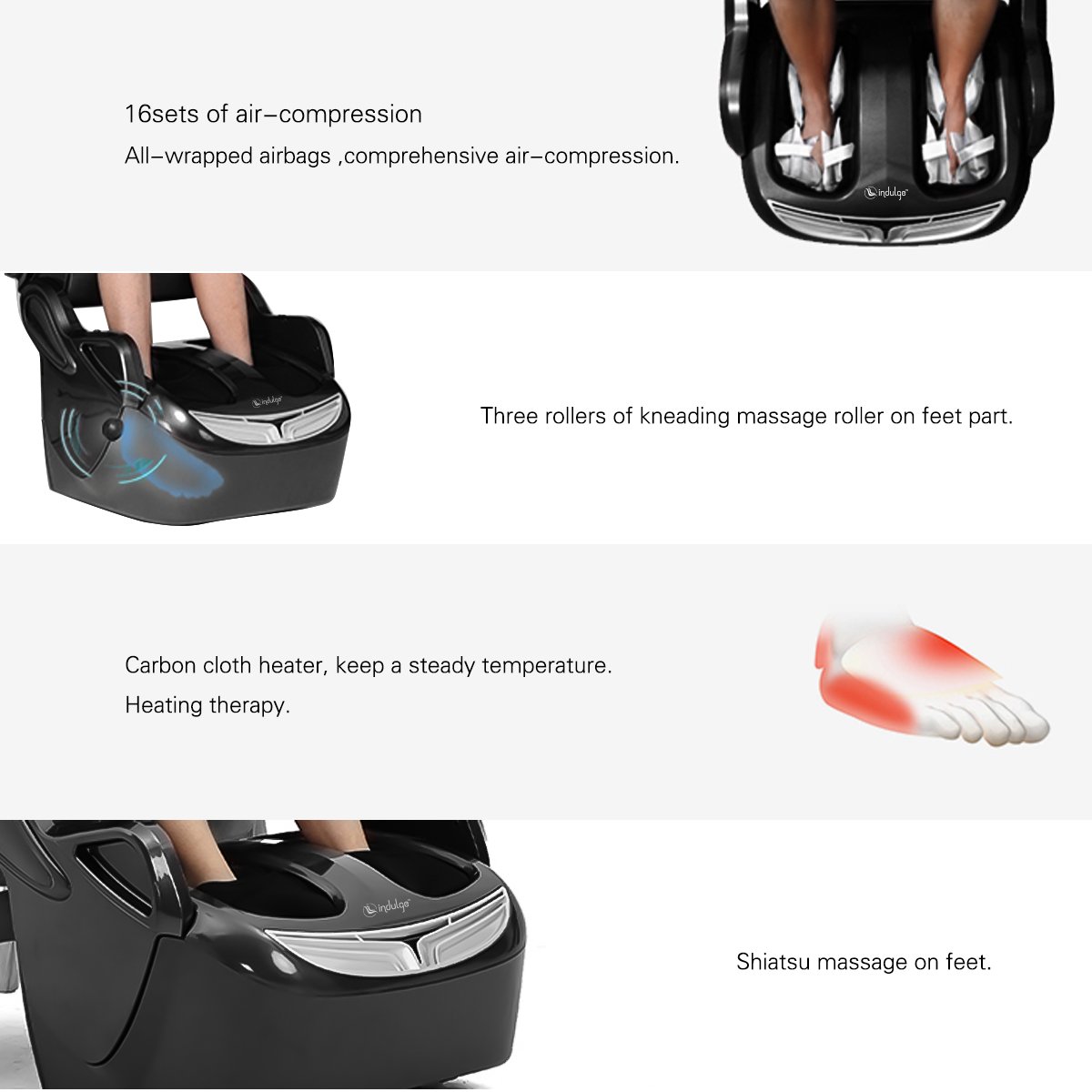 Powermax Fitness Indulge IF-868 Foot And Knee Massager (Black) Powermax Fitness Indulge IF-868 Foot And Knee Massager (Black)