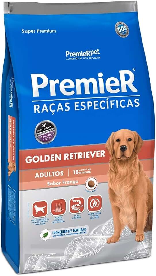 PremieR Pet Ração Seca para Cães de Raças Específicas Golden Retriever Adultos 12kg