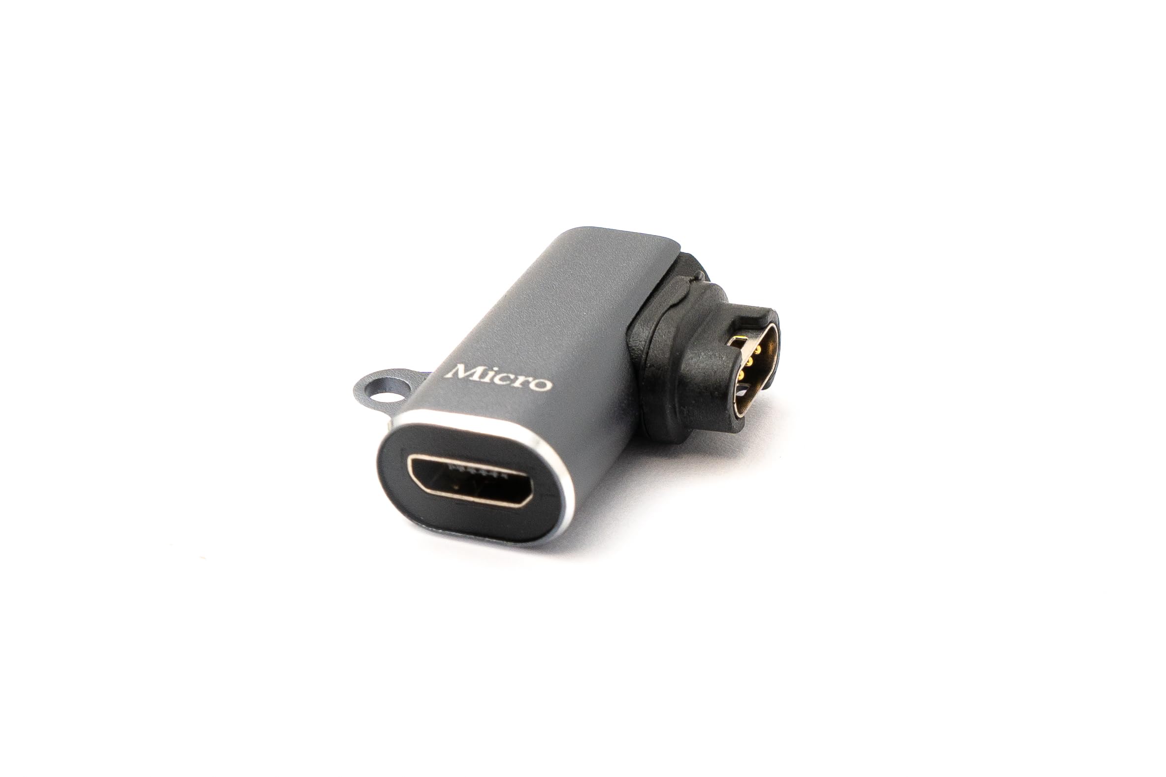 System-S Adapter USB 2.0 Micro B gniazdo do wtyczki do zegarka Garmin Smartwatch Kąt