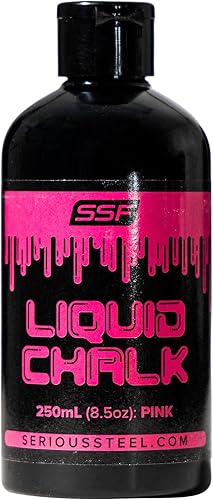 Miniatura 13 de Serious Steel Fitness Tiza líquida/levantamiento de pesas tiza líquida Powerlifting, levantamiento de pesas, escalada en roca, tiza de entrenamiento