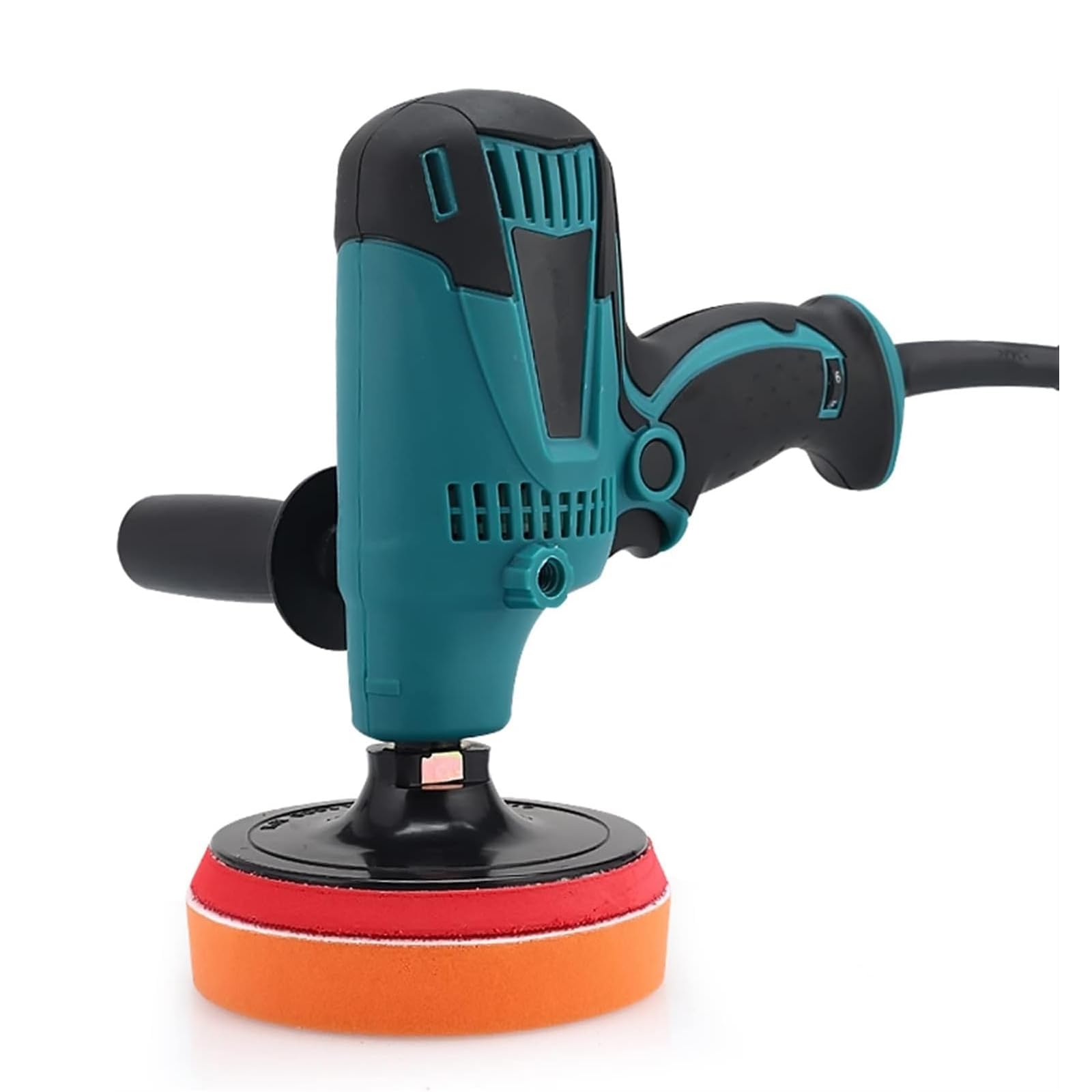 Lucidatrice elettrica per auto, lucidatrice elettrica a velocità regolabile, 3600 giri/min, manico rimovibile, strumento per la rimozione dei graffi dalla carrozzeria, per lucidatura e ceratura di