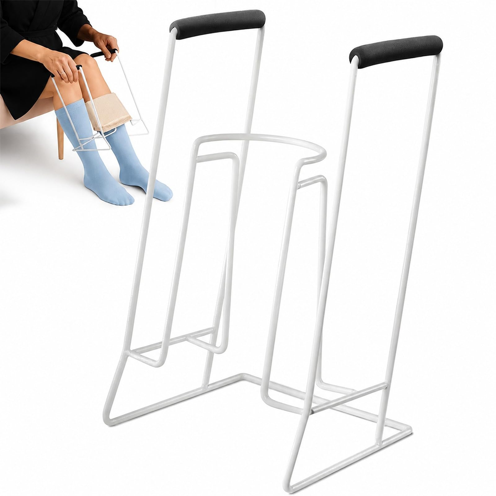 Aide à enfiler les bas de contention, aide à enfiler les bas de contention, aide à enfiler les bas de contention, aide à enfiler les chaussettes et les bas pour personnes âgées