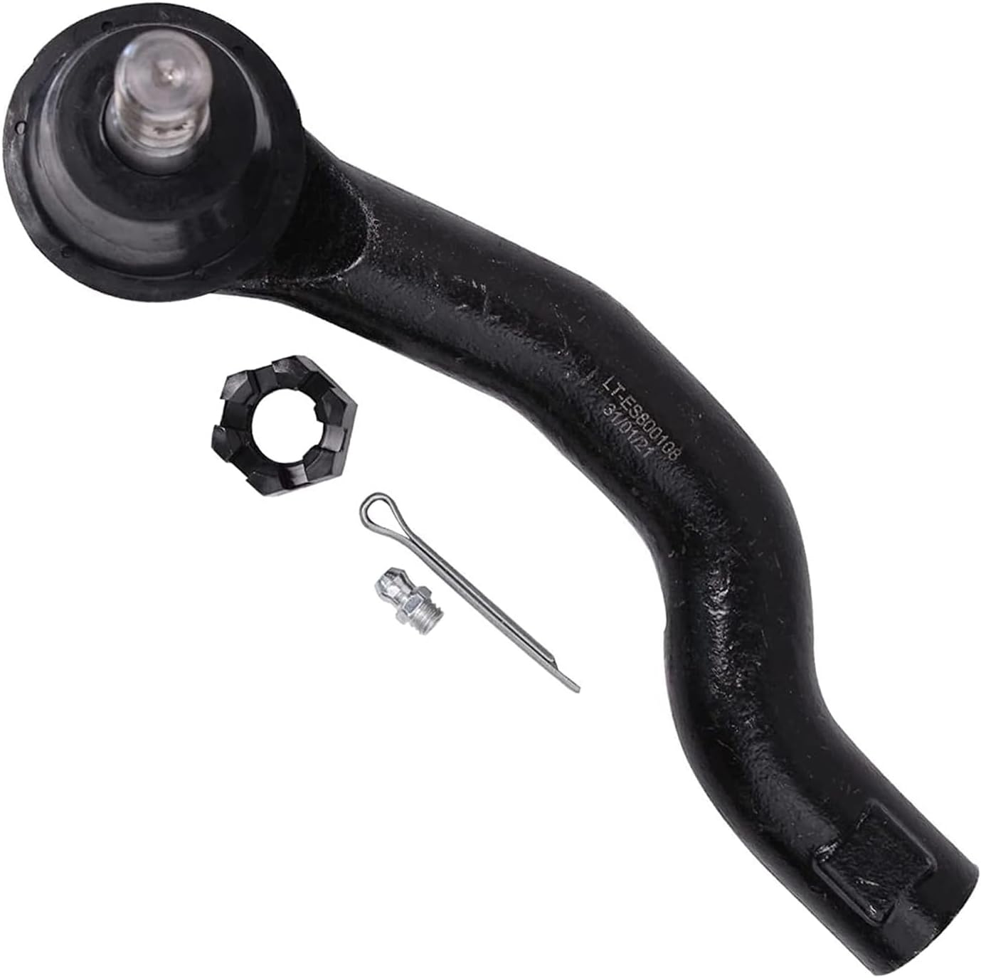 Detroit Axle - Front Outer Tie Rods + Upper Lower Ball Joints + Rear Sway Bar Links Replacement for 05-12 Nissan Pathfinder - 8pc Set