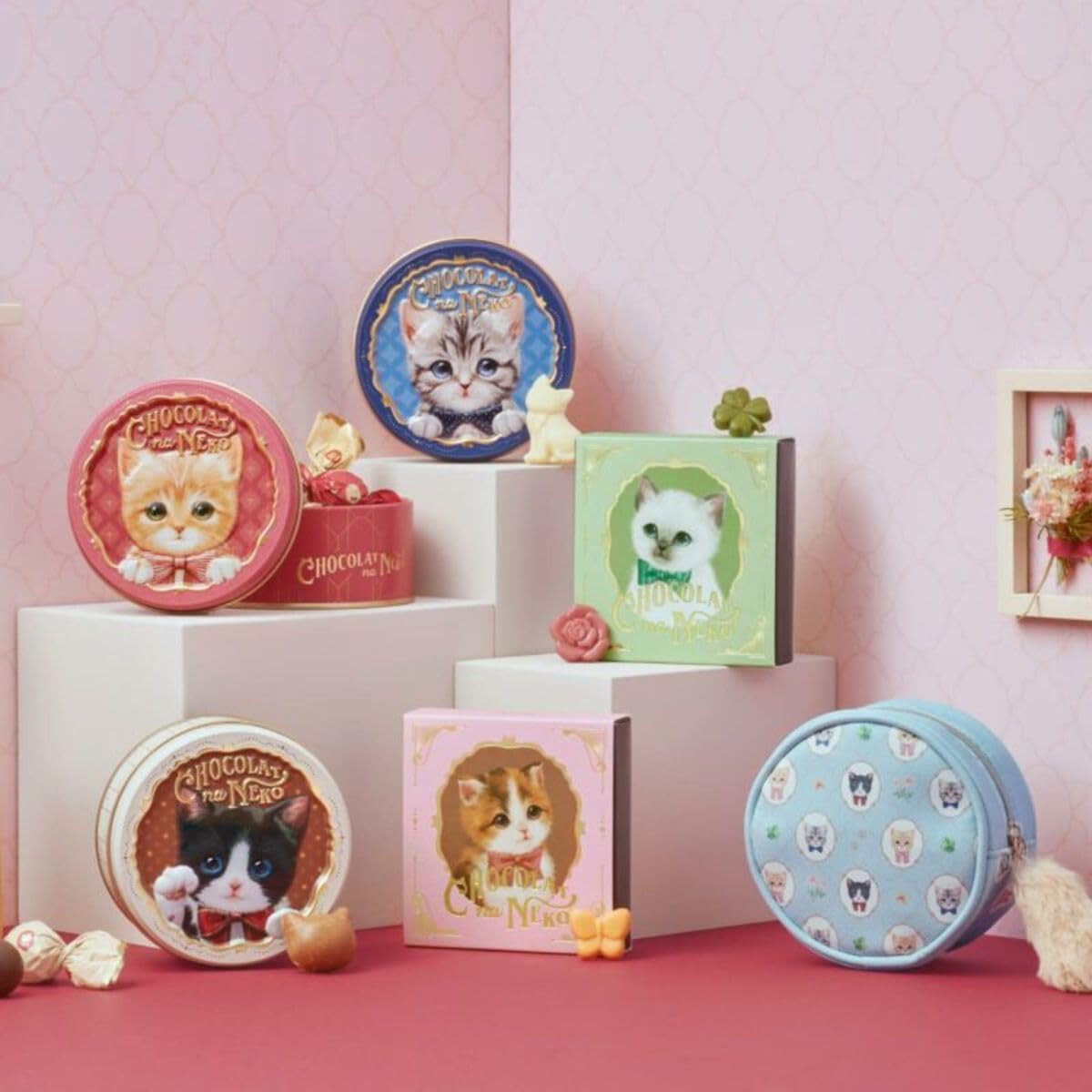 Amazon | 2026 バレンタインデー ショコラな 猫 2個セット モロ ゾフ