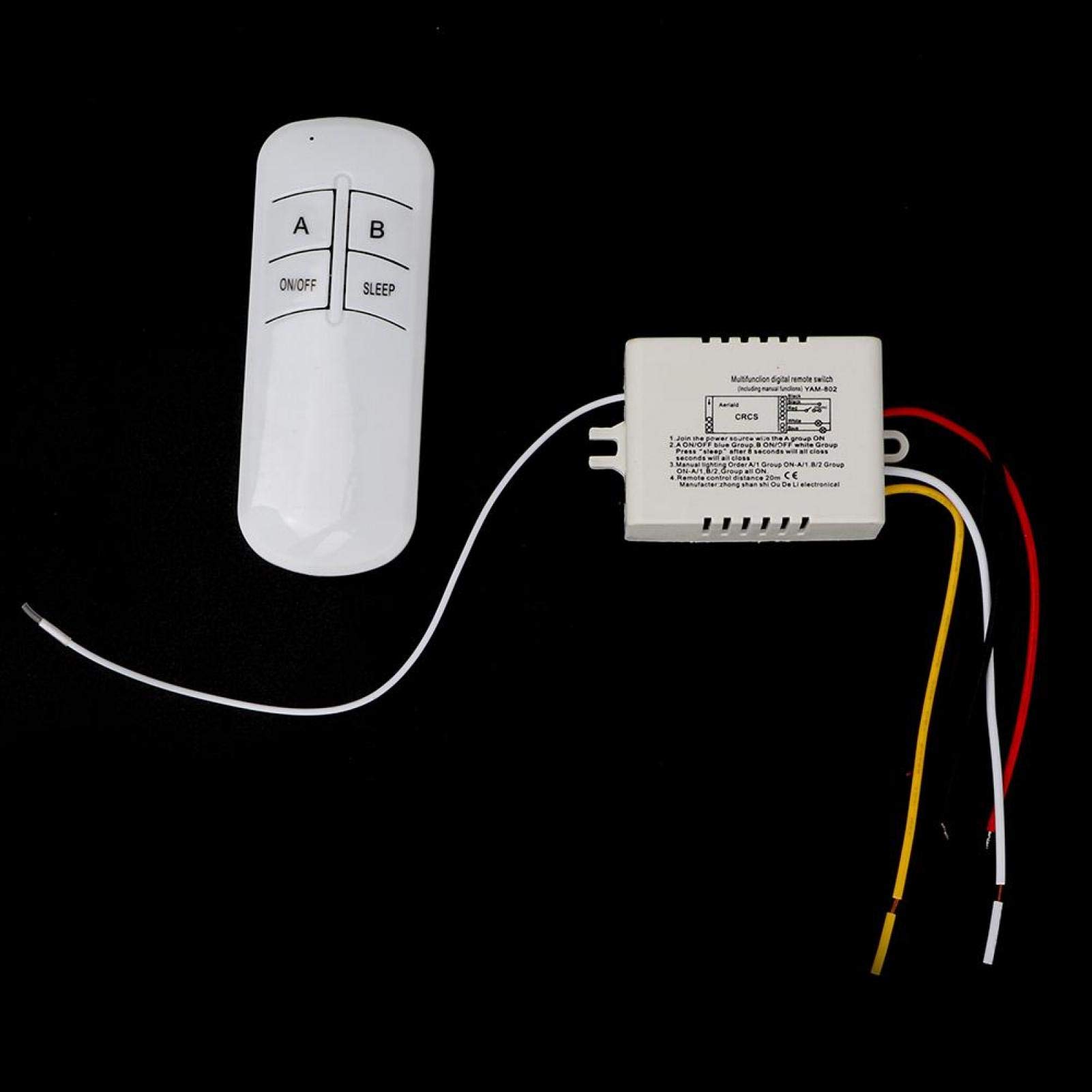 リモコンでLEDライトON/OFF Amazon.co.jp: リモートコントロールスイッチ、ON/OFF 200V-245V