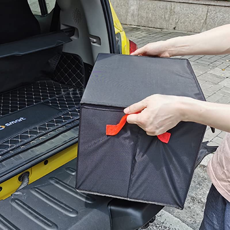 Portaoggetti Auto Universale Organizer Bagagliaio Auto Pieghevole - Cassetta Portaoggetti Per Smart E Non Solo Cestino Organizzatore Universale
