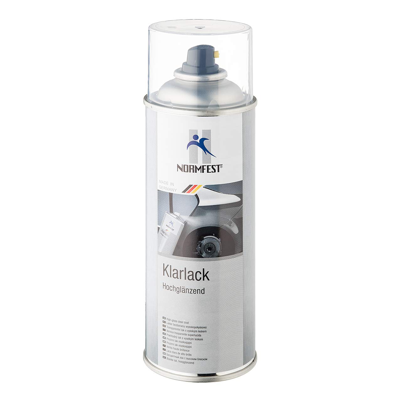 AUPROTEC Pistolengriff + Normfest Hochglanz Klarlack High Speed Spezial Kombinations Lack Versiegelung 6x 400ml