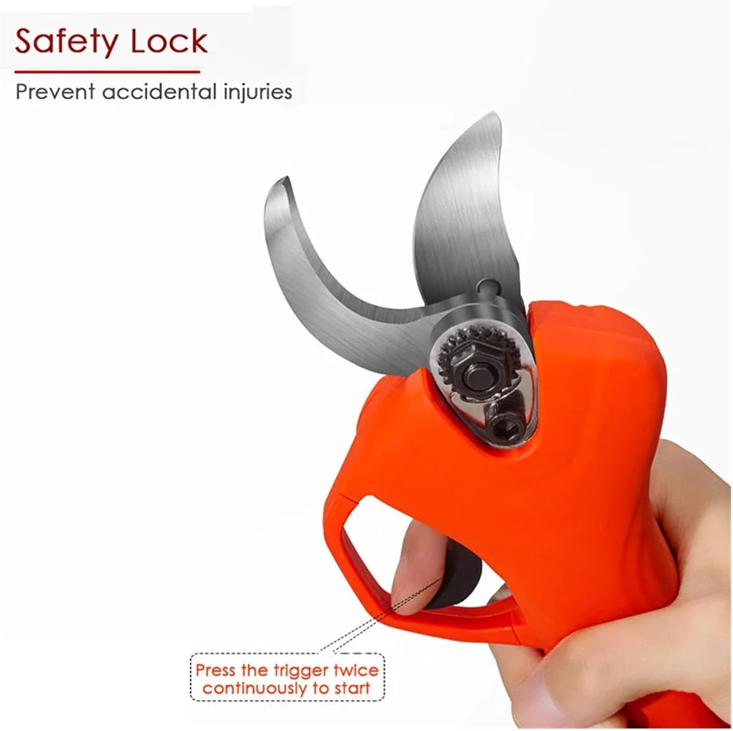 Tree Branch Pruner 30mm Cordless Electric Pruners Professional Battery Pruning Shears Sharp Blade Efficient Branch Electric Cutting Scissors Sharp, Po