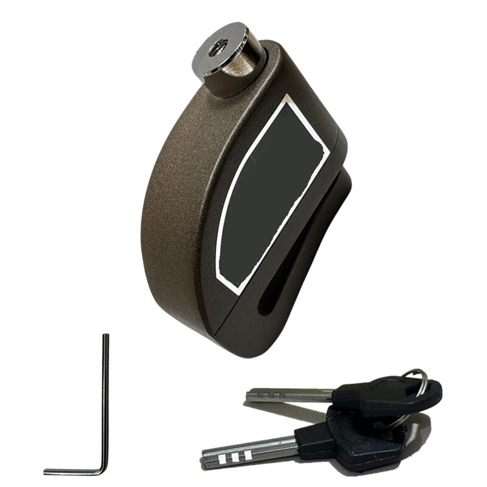 Motorcycle Handlebar Lock Motorcycle Disc Alarm Lock Safety Anti-Theft Aluminum Alloy Motorbike Lock Security(C L)