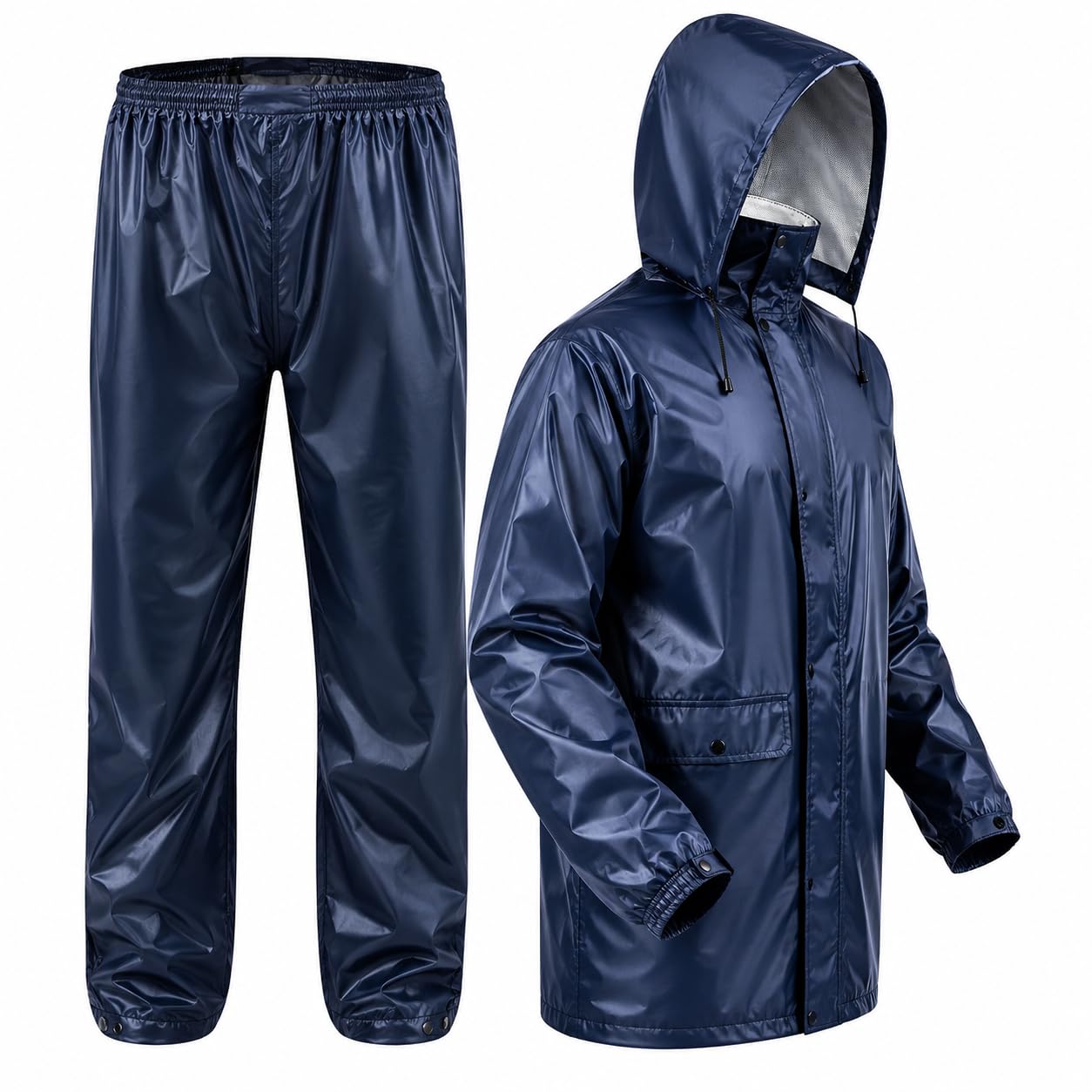 cool dealzz Men Polyster Waterproof Raincoat with Pants-picture-12