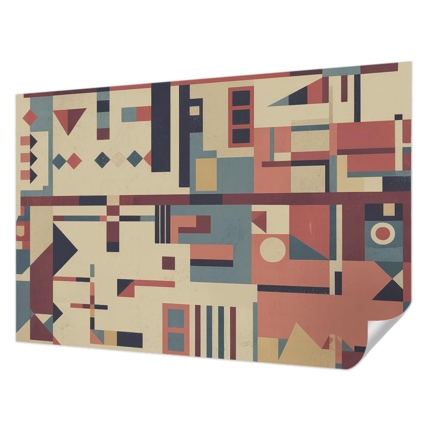 Tapisserie murale autocollante anti-taches Tulup 104x70 pour chambre moderne