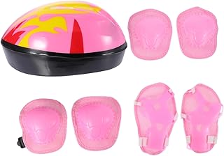 BESPORTBLE Joelheiras 1 Conjunto De Equipamento De Patinação Ternos Protetores De Pulso Para Patinação Infantil Joelheiras Azuis Joelheiras Protetores De Patinação De Bicicleta Esponja