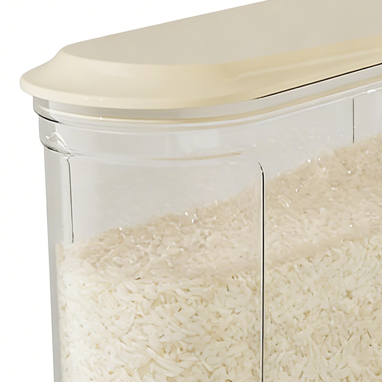 Vassoio Riso | Impermeabile Grande Capacità Con Dosatore - Contenitori Per Riso Ermetici Distributore Di Cibo | Per Casa Cucina Guardaroba Appartamento Ristorante Cibo Animali