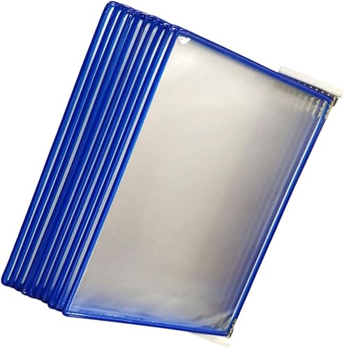 VILLCASE Carpeta de archivos montada en la pared Menú Oficina Clasificación Máquina Pvc