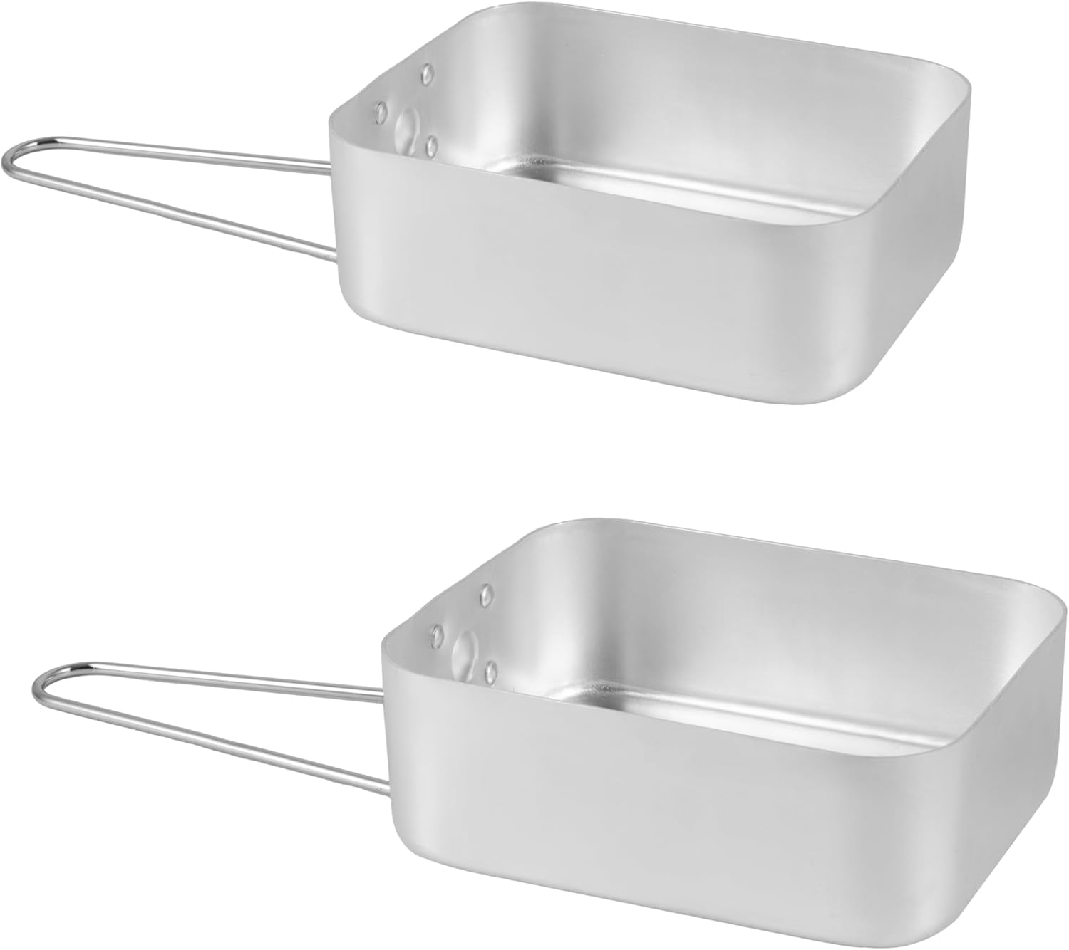 CROSS COUNTRY Set of 2 Aluminium Nesting Mess Tins for Camping – Camp Cooking Set, Meal Prep, Easy to Carry & Store; Cookware for Camping, Festivals, Hiking CROSS COUNTRY Set of 2 Aluminium Nesting Mess Tins for Camping – Camp Cooking Set, Meal Prep, Easy to Carry & Store; Cookware for Camping, Festivals, Hiking