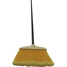 Domestic and Farm Broom, with Plastic Fibres and Metal Handle, 1.3 m, 1 Piece