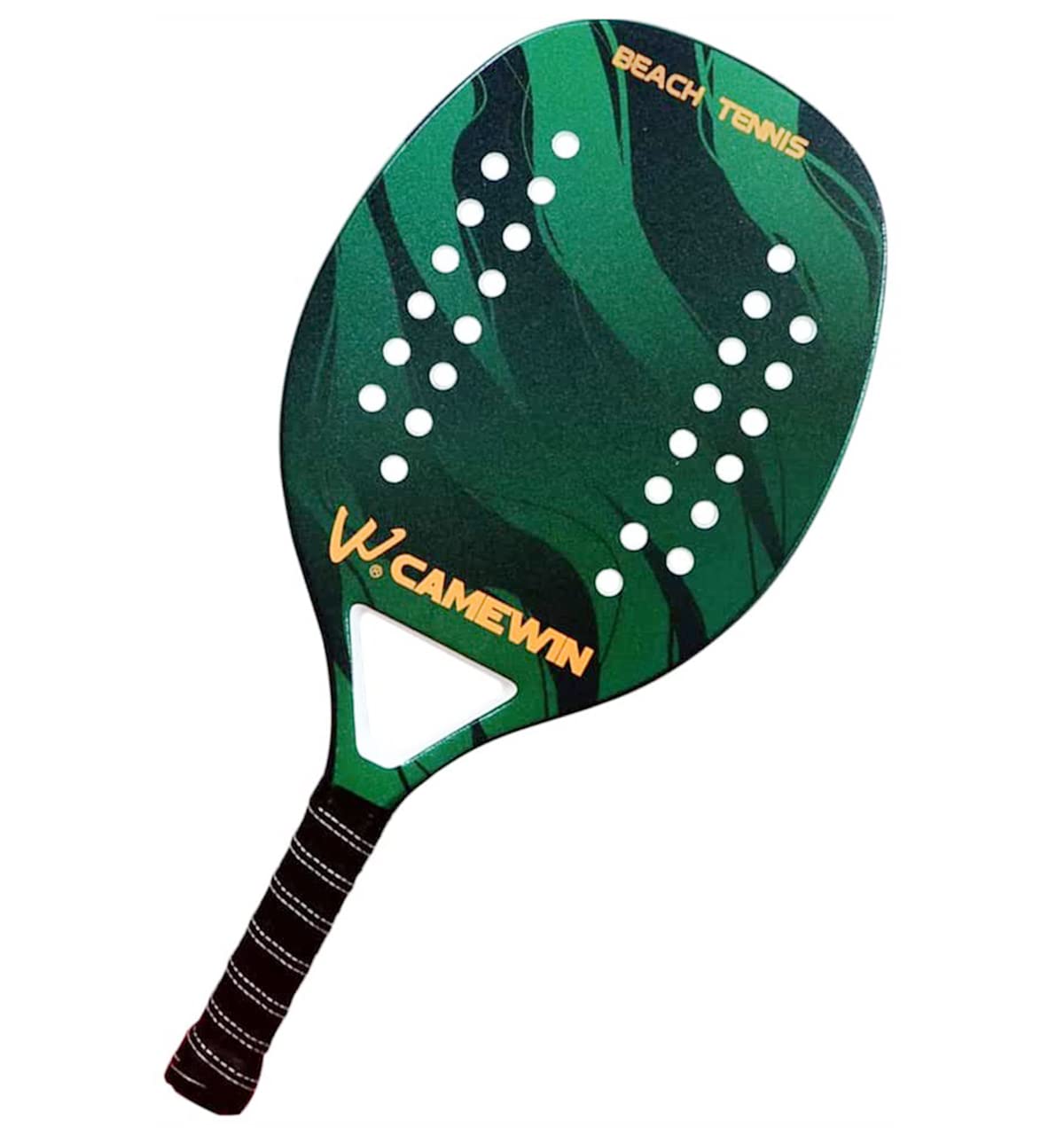 Beach Tennis Racket,Carbon Fiber Grit Face with EVA Memory Foam Core ...