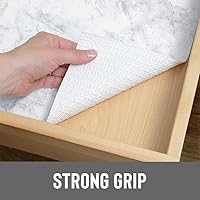 Vista 28 de Con-Tact Brand Grip Prints Shelf Liner, Non-Adhesive Durable Liners, Slip-Resistant Drawer and Cabinet Covering, 18" x 4', Dottie Grey, Pack of 1