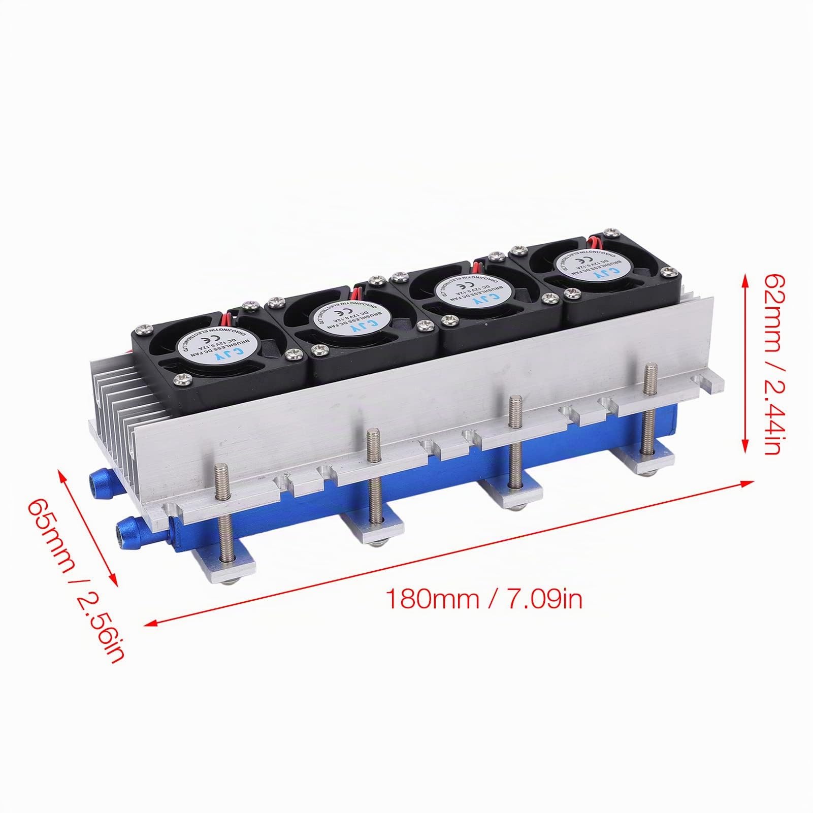 Raffreddatore Termoelettrico Fai-Te 170 W 12 V, di Raffreddamento per Refrigerazione Peltier (TEC1‑12706) Kit di Raffreddamento Peltier Mini Frigorifero per Condizionatore